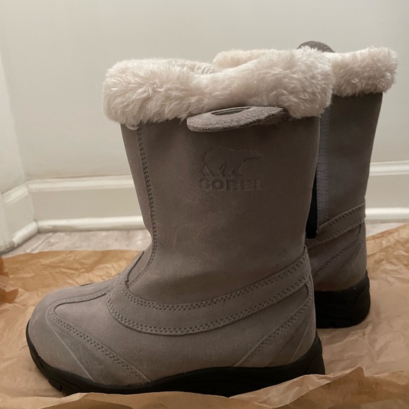 Sorel Waterfall Winter Boot Size 5 Light Tan - Picture 2 of 6